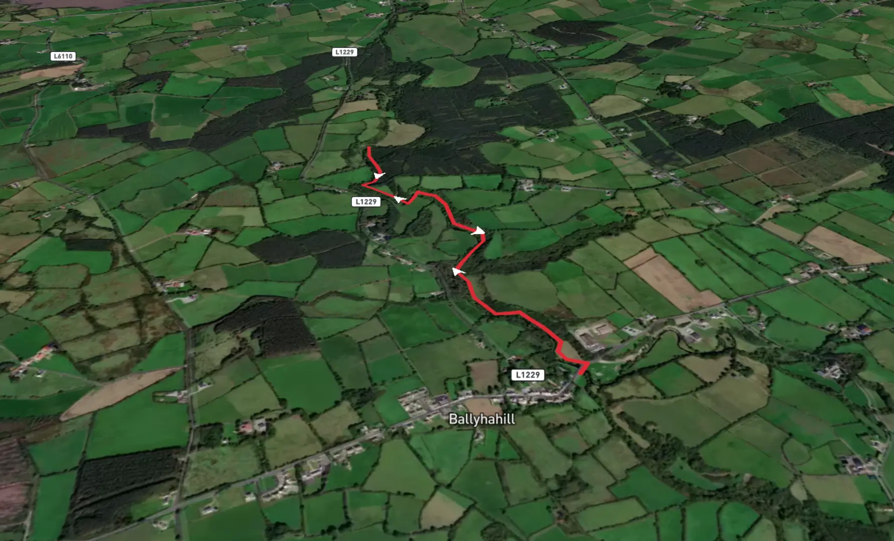 An image depicting the trail Abha Bhan River Walk and its surrounding area.