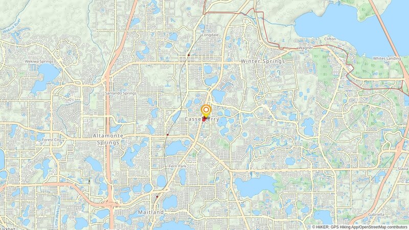Lake Concord and Park Loop mobile static map