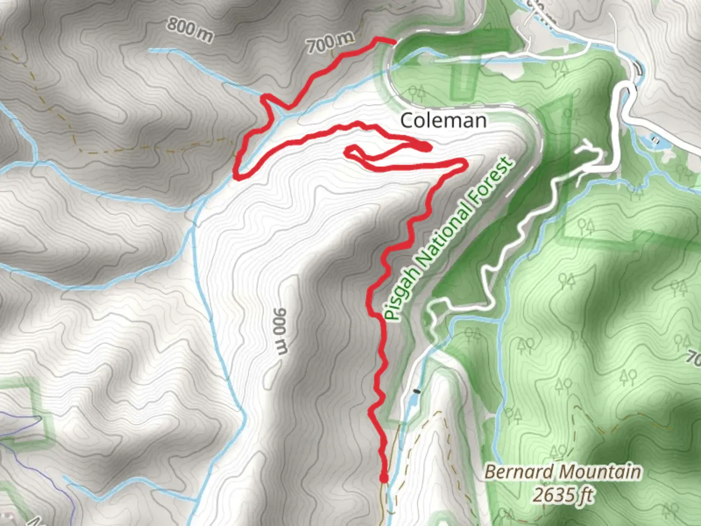 An image depicting the trail Parris Creek Trail and its surrounding area.