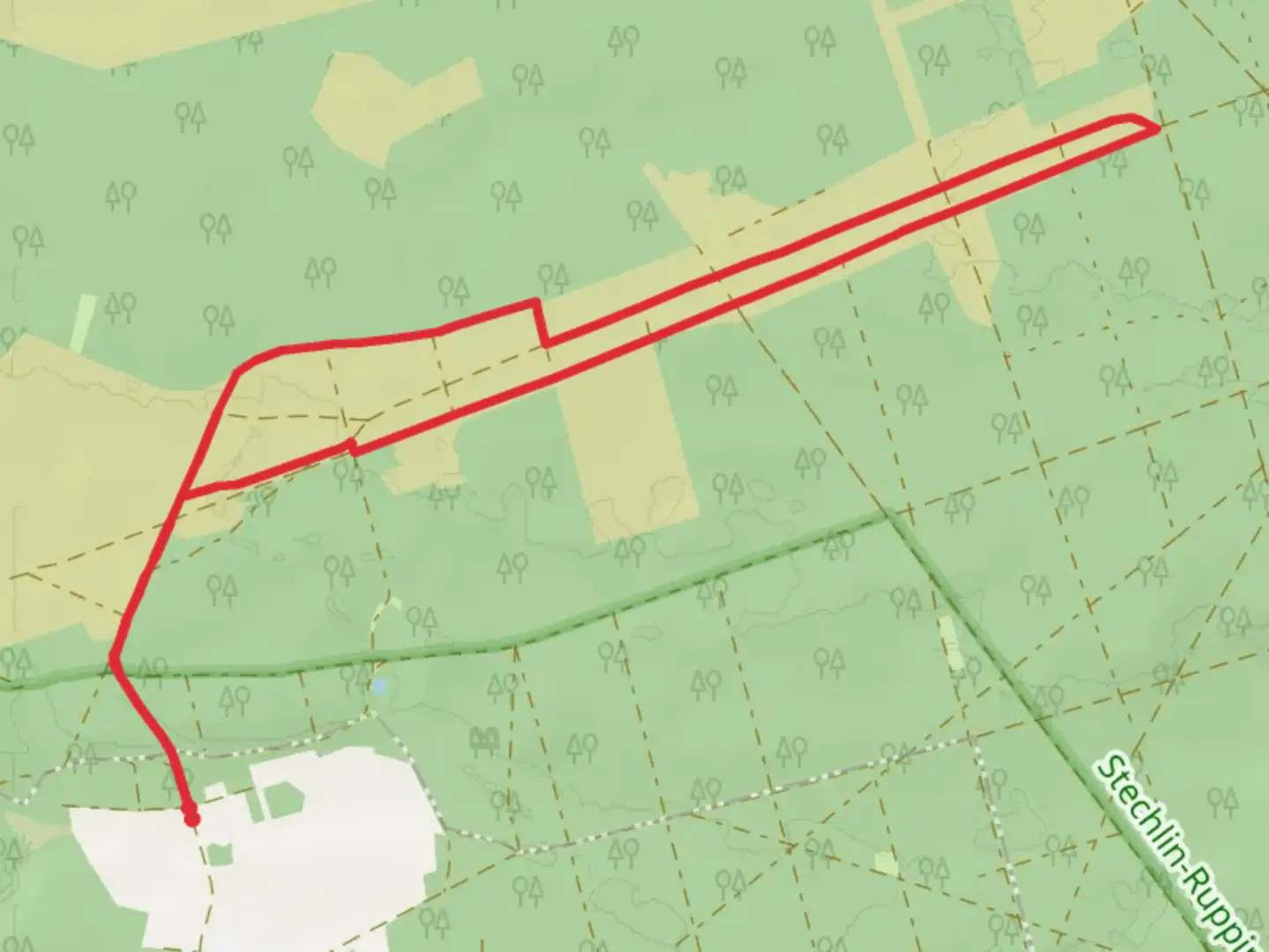 An image depicting the trail Heinz Sielmann Hugel Loop and its surrounding area.