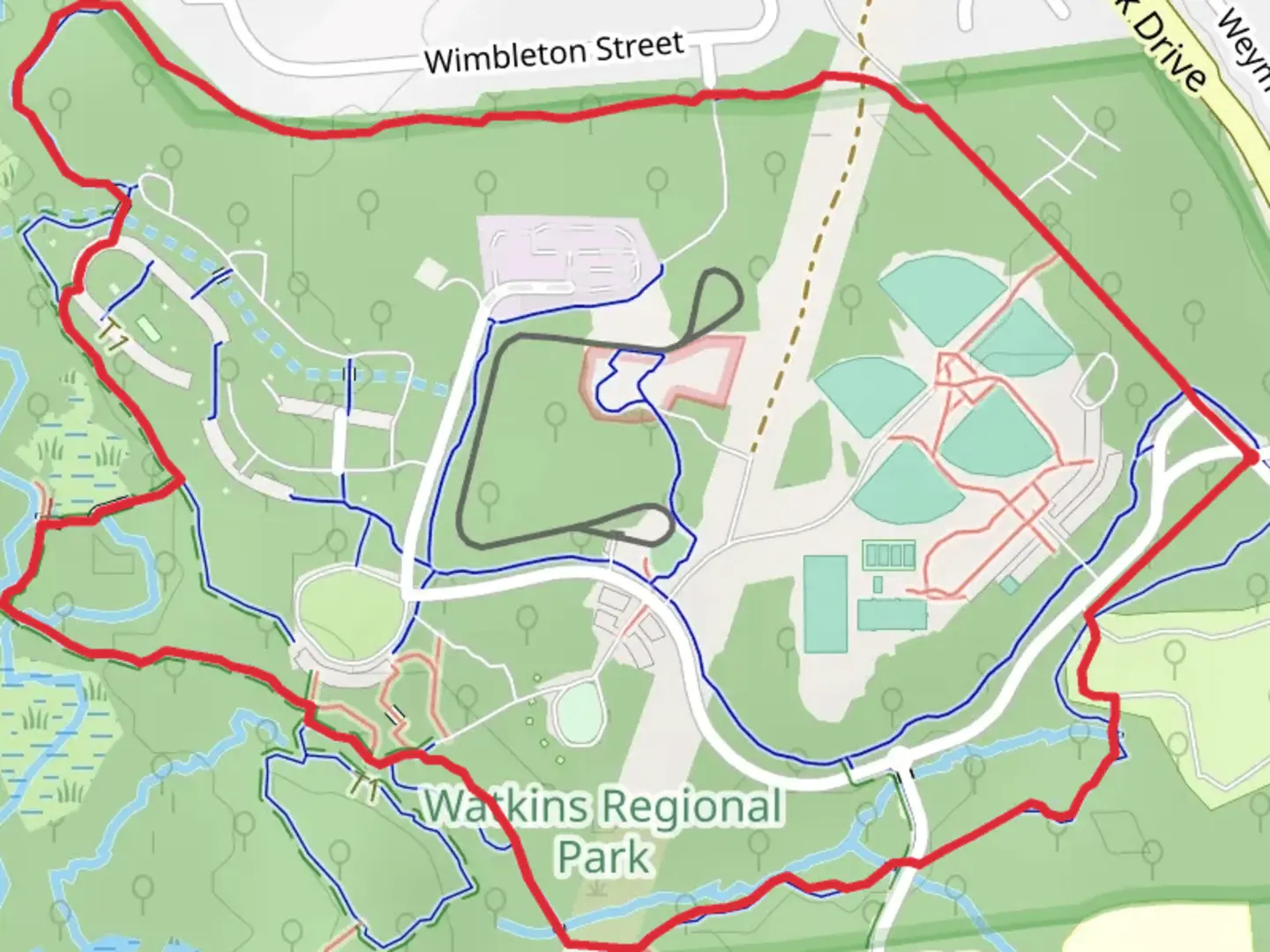 An image depicting the trail Spicebush Loop Trail and its surrounding area.