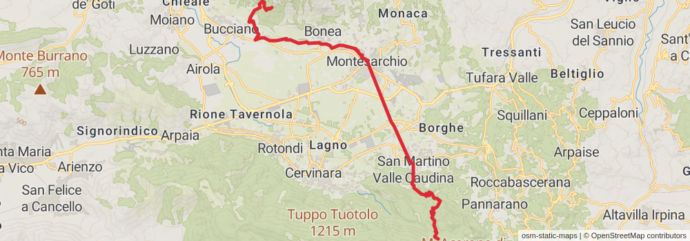 Sentiero Italia - Calabria Section stage 7 Map