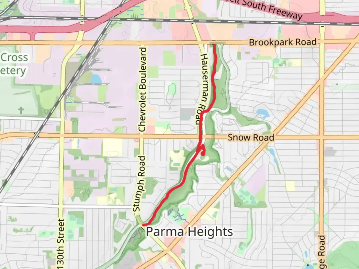 An image depicting the trail Big Creek Walk and its surrounding area.