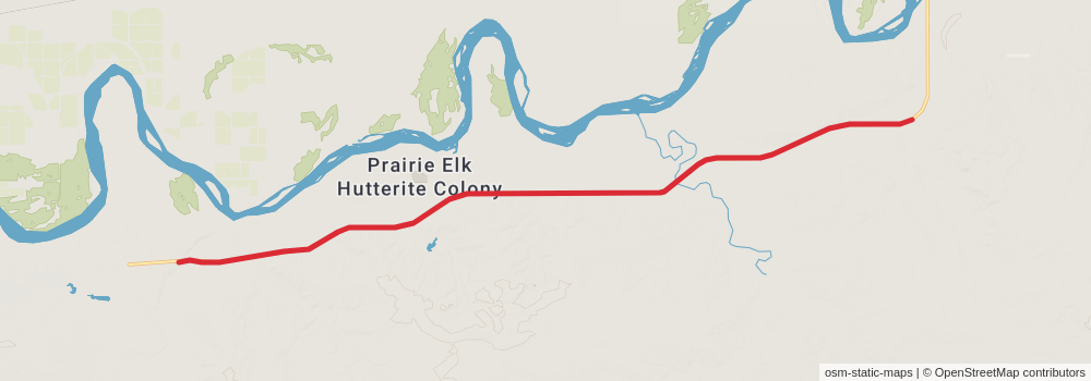 American Perimeter Trail - Rocky Mountains Primary stage 7 Map