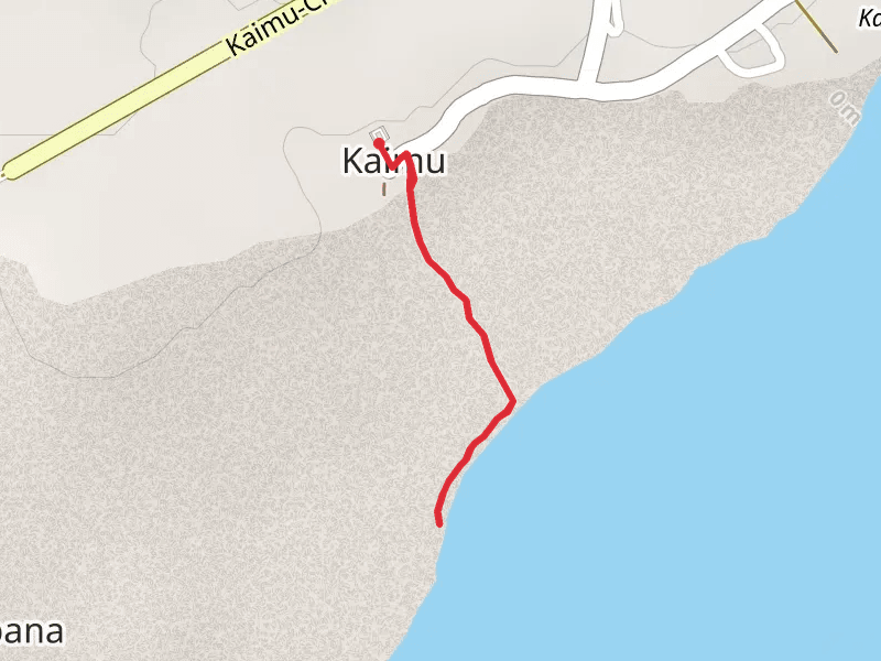 Black Sand Beach Trail