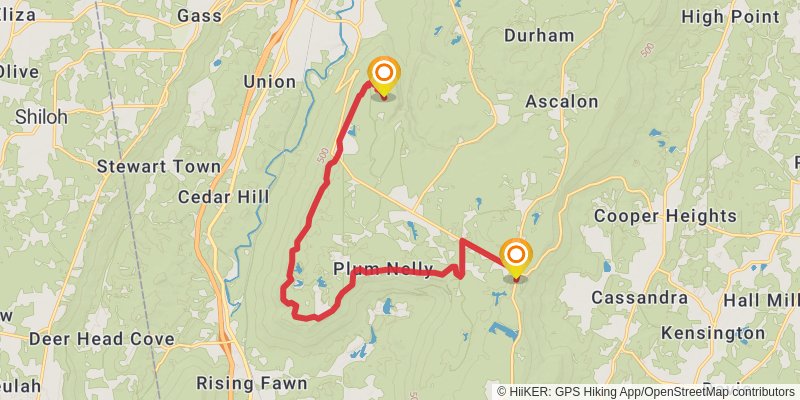 Great Eastern Trail (Incomplete) stage 41 Map