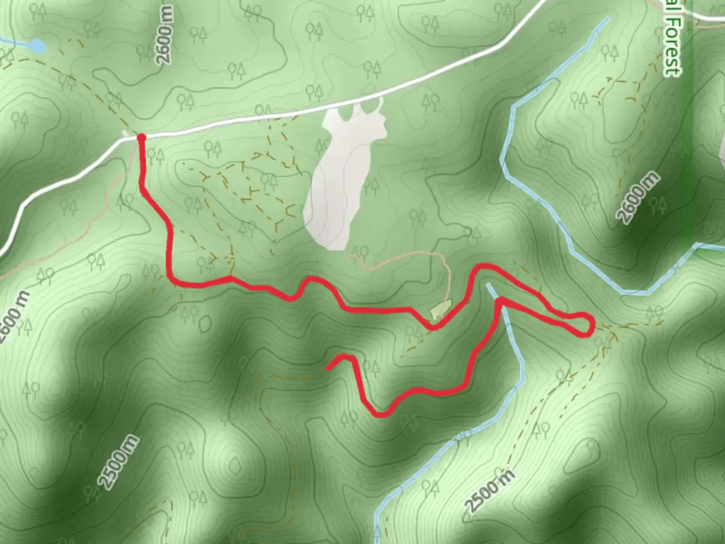 An image depicting the trail Switzerland Trail Colorado and North Western Rail Road and its surrounding area.