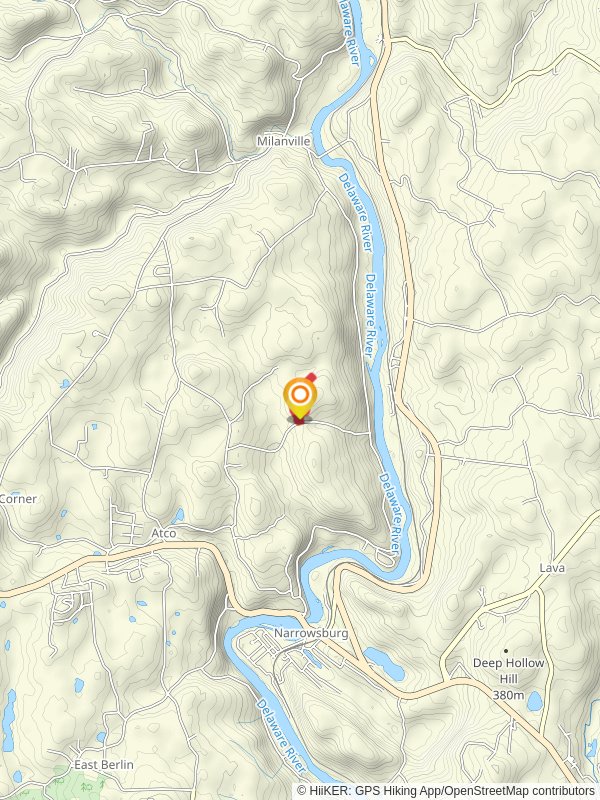 Damascus Forest Loop mobile static map