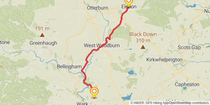 Ravenglass to Holy Island Walk stage 11 Map