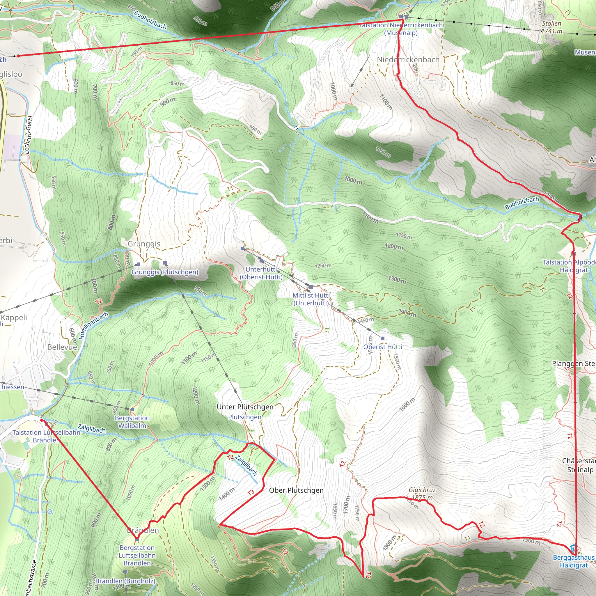 Off the Beaten Track mobile static map