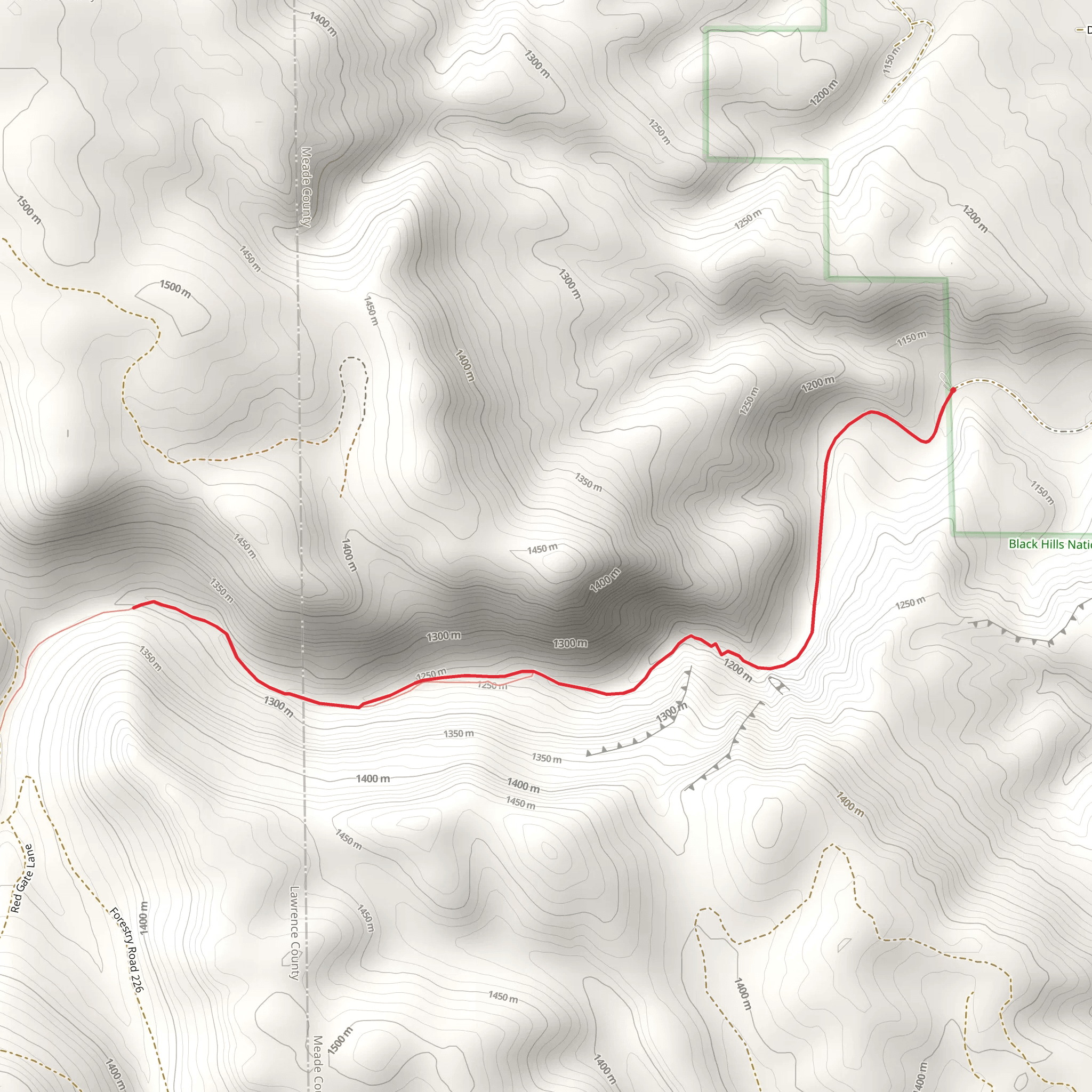 Elk Canyon - White Gate mobile static map