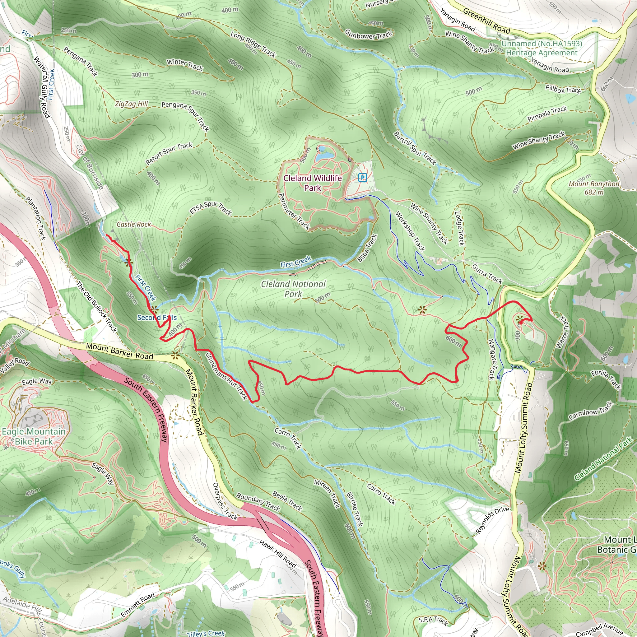 Adventure Trail mobile static map