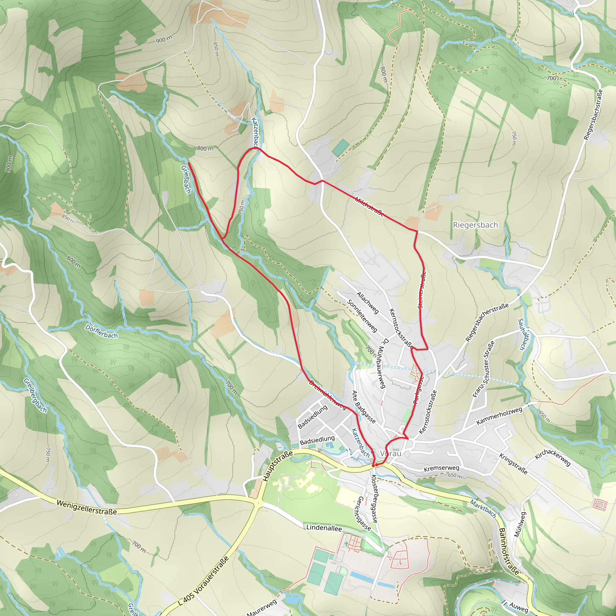 Three Mill Path mobile static map