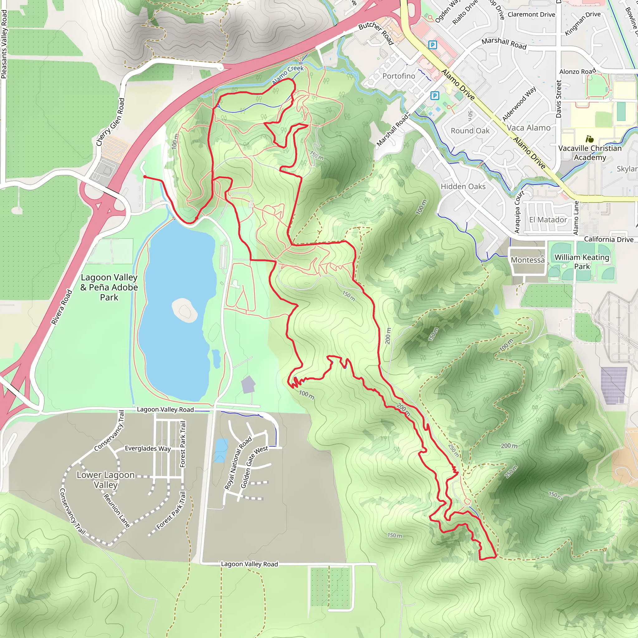 Pena House SouthEast Loop mobile static map