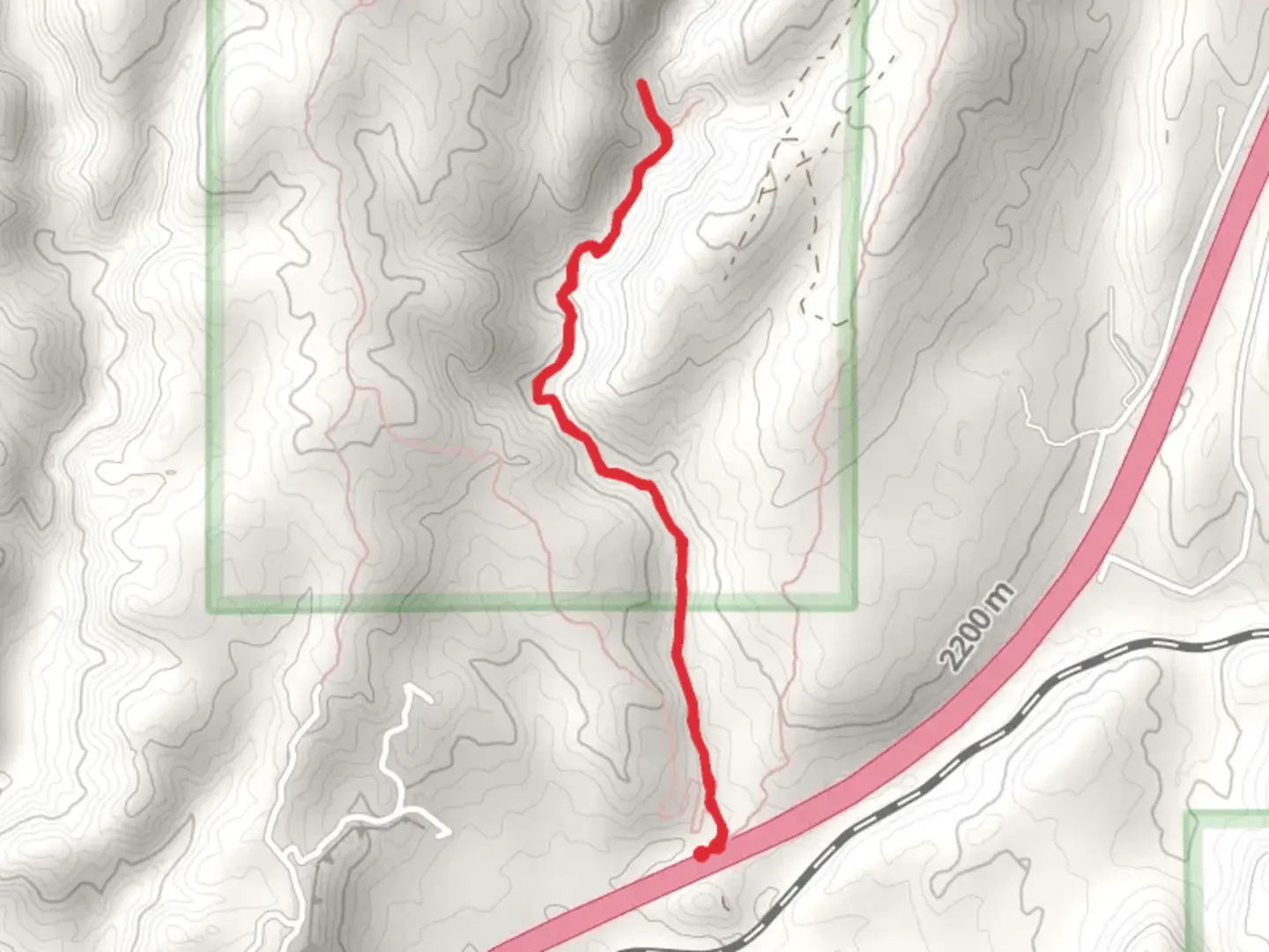 An image depicting the trail Grasshopper Trail and its surrounding area.