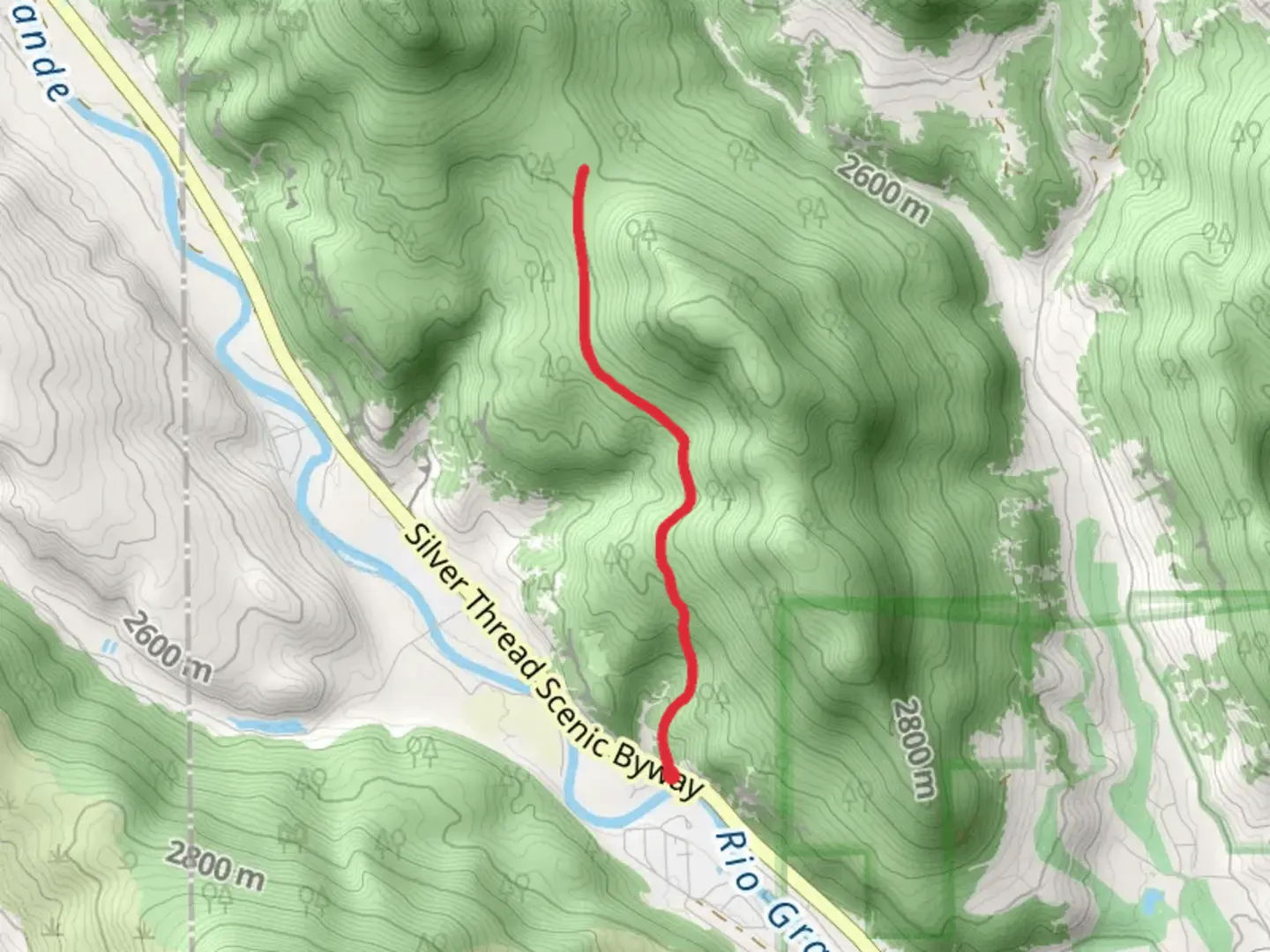 An image depicting the trail Palisade Trail and its surrounding area.