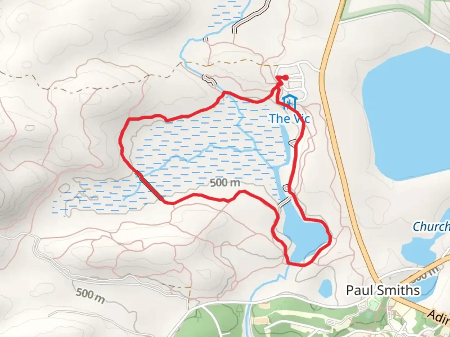 An image depicting the trail Barnum Brook Trail and Heron Marsh Trail Loop and its surrounding area.