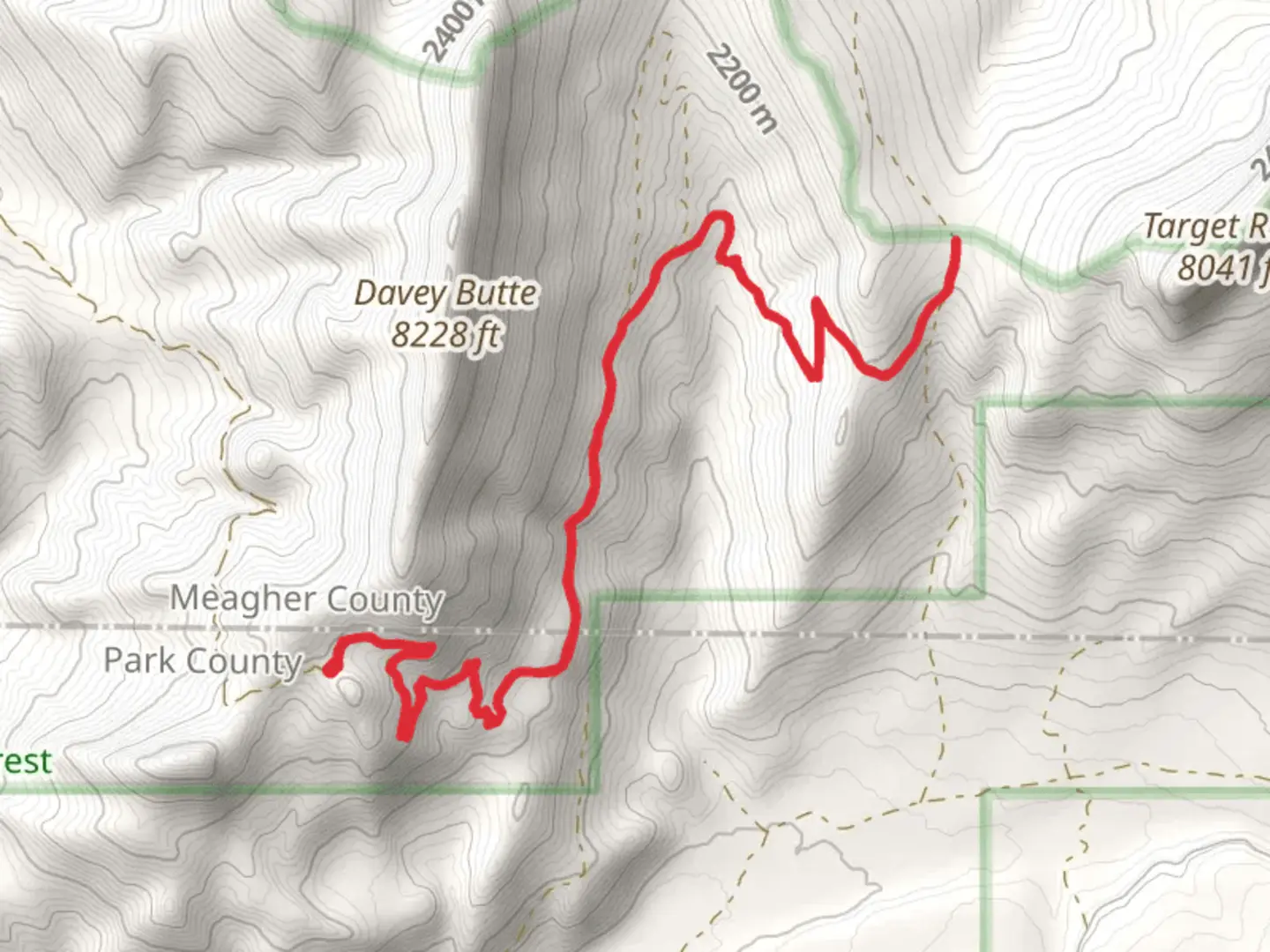 An image depicting the trail West Lodgepole Trail and its surrounding area.