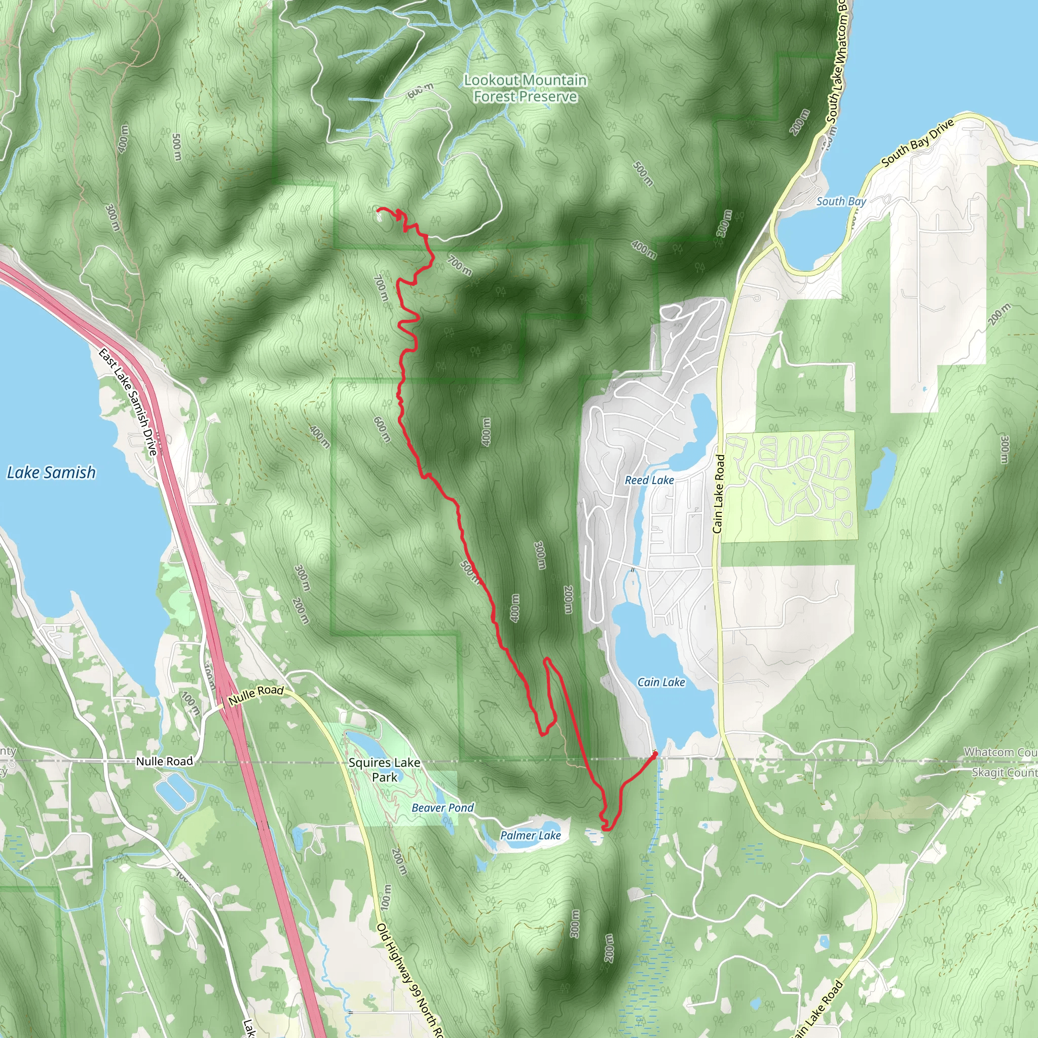 Silver Creek Walk mobile static map