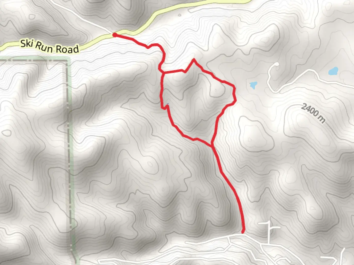 An image depicting the trail North Cedar Creek Trail and Mine Road and its surrounding area.
