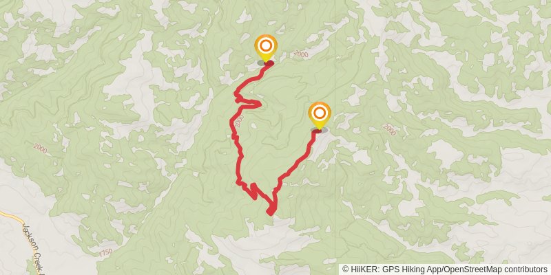 Jackson Creek Trail stage 2 Map