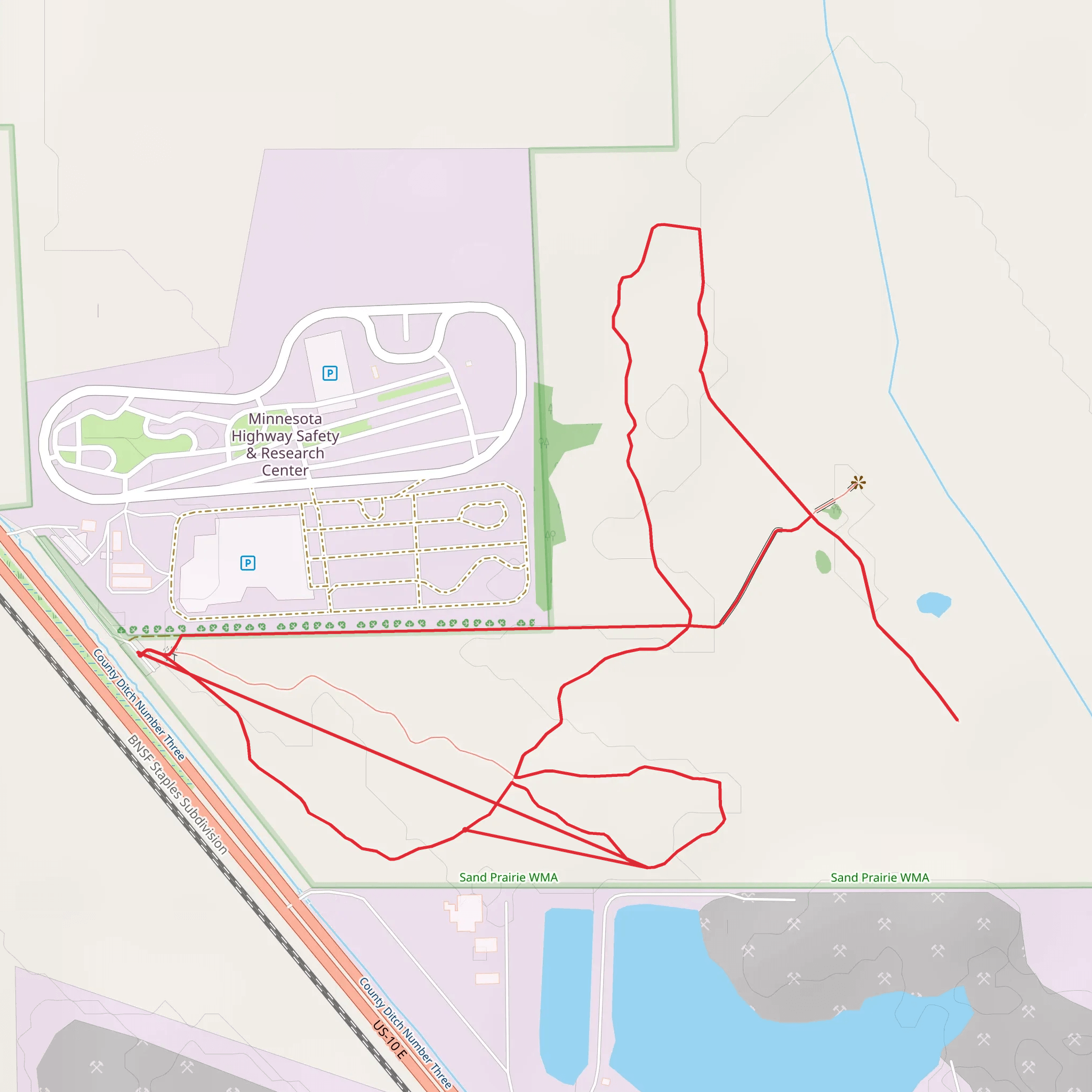 County Ditch Number 3 North Lopp mobile static map
