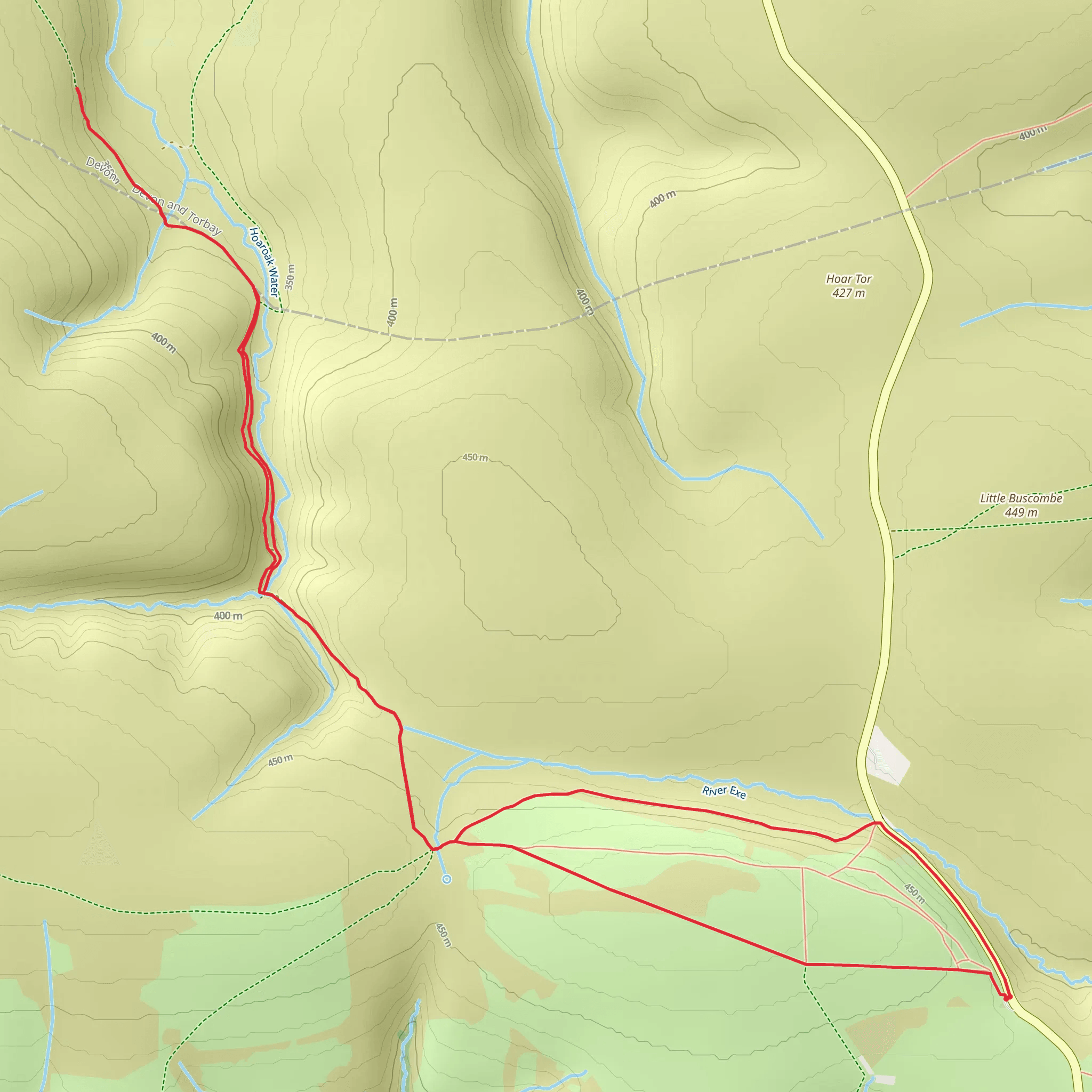 Hoaroak Valley Archaeology Walk mobile static map