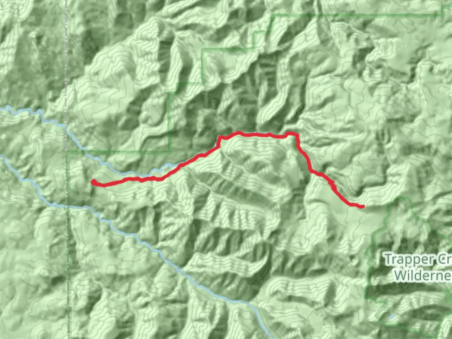 An image depicting the trail Siouxon Trail and its surrounding area.