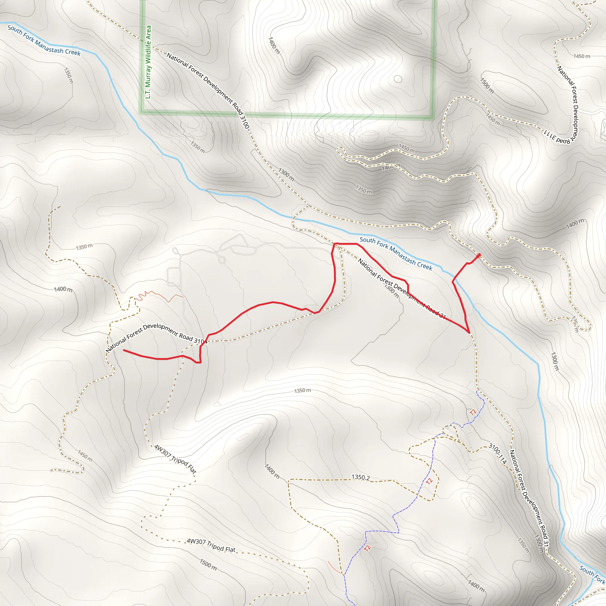 Bucky Trail mobile static map