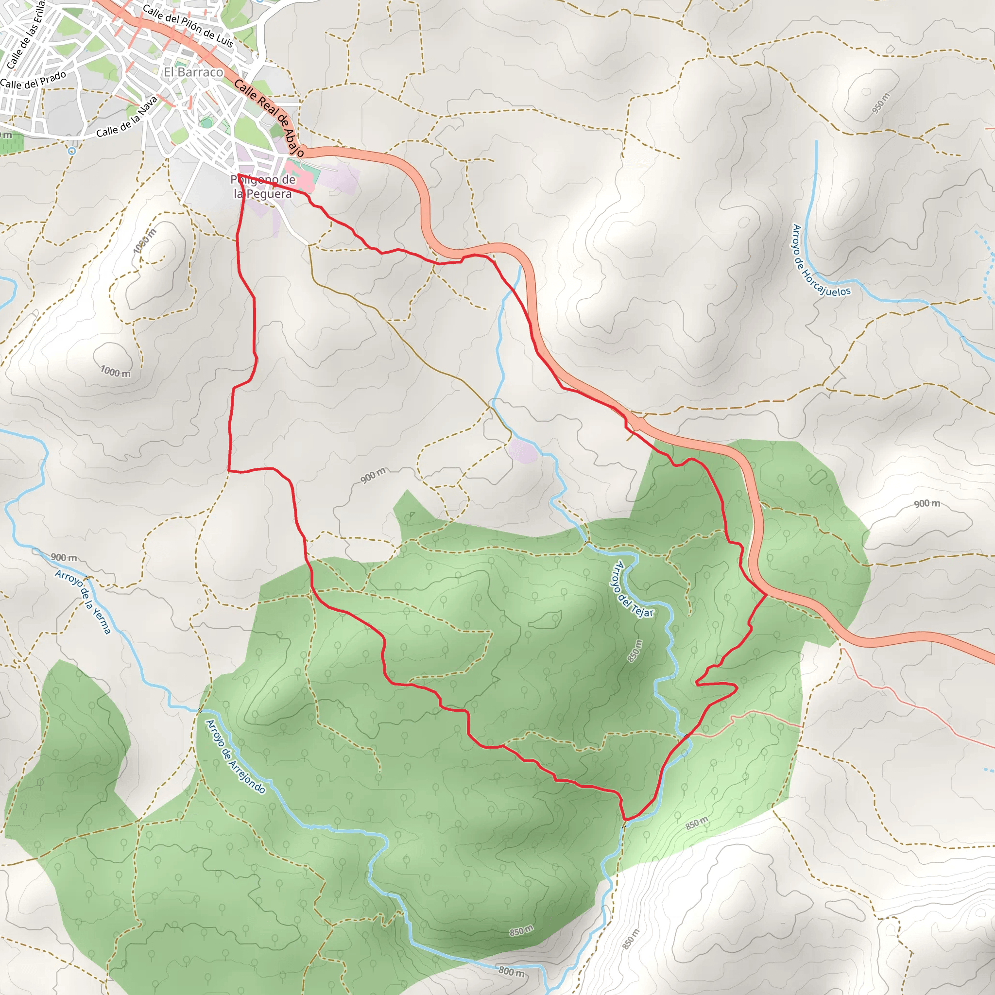 Mount Encinar mobile static map