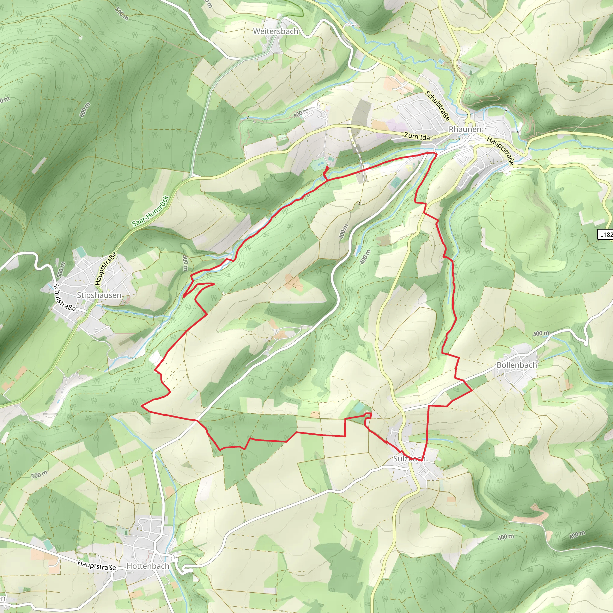 Traumschleife Stumm Orgel Weg Loop mobile static map