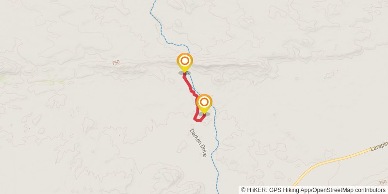 Larapinta Trail spur 1 Map