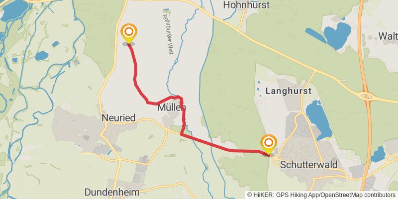 Kinzigtäler Jakobusweg alt 5 Map