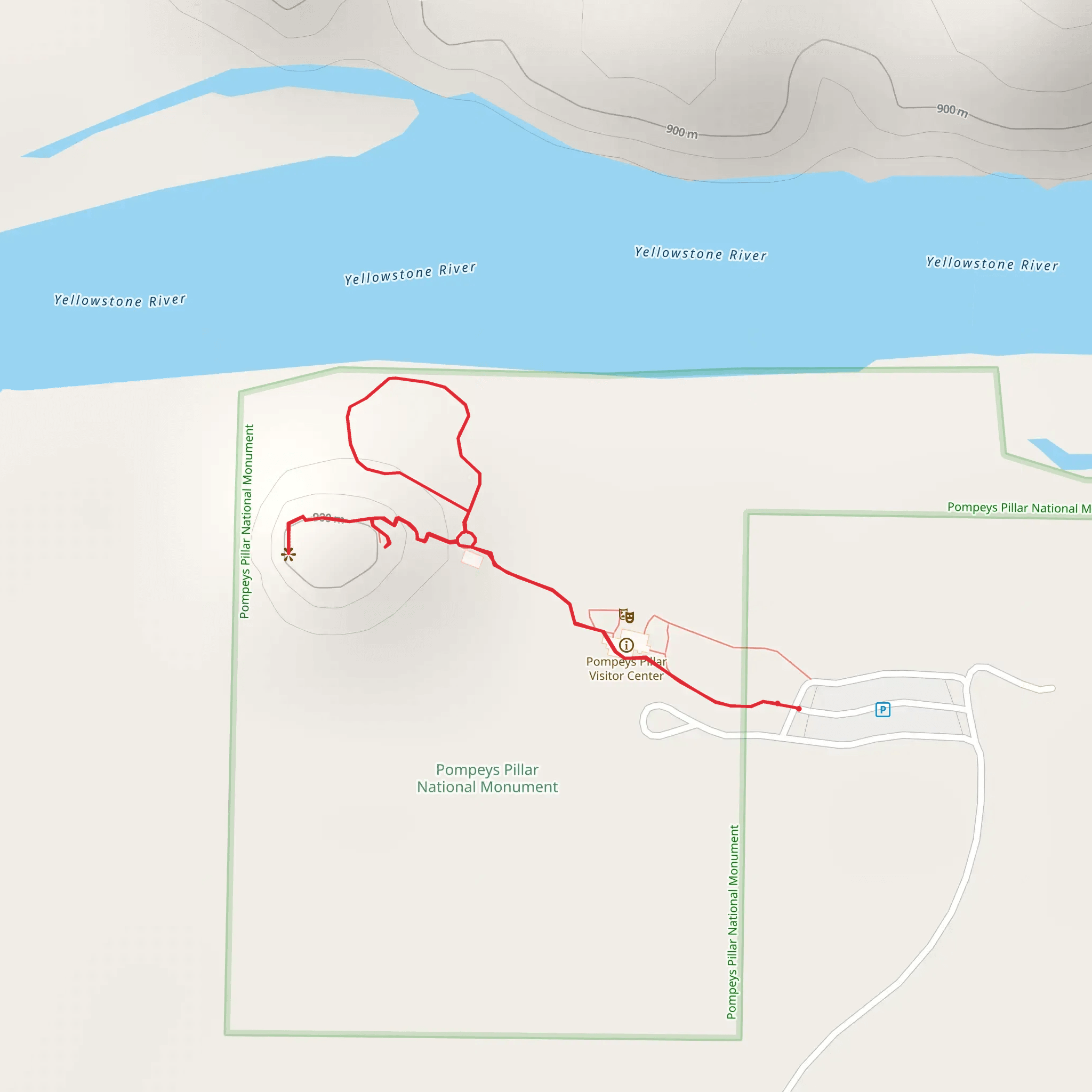 Yellowstone River mobile static map