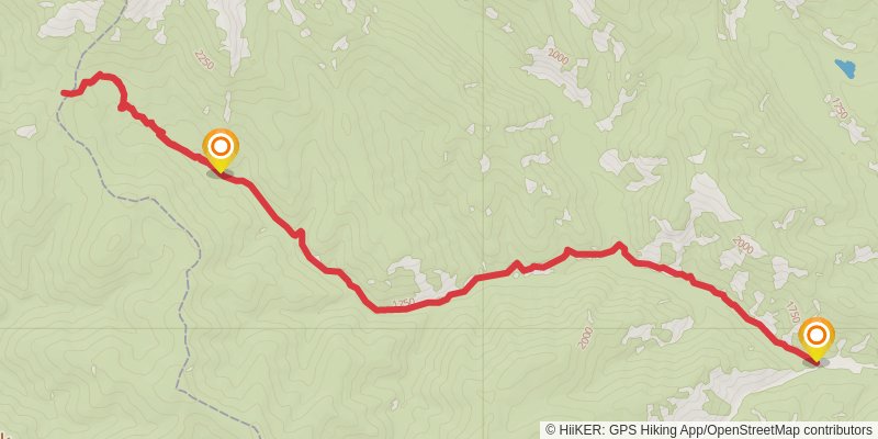 Sheephead Creek Trail stage 2 Map