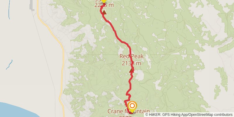 Oregon Timber Trail stage 2 Map
