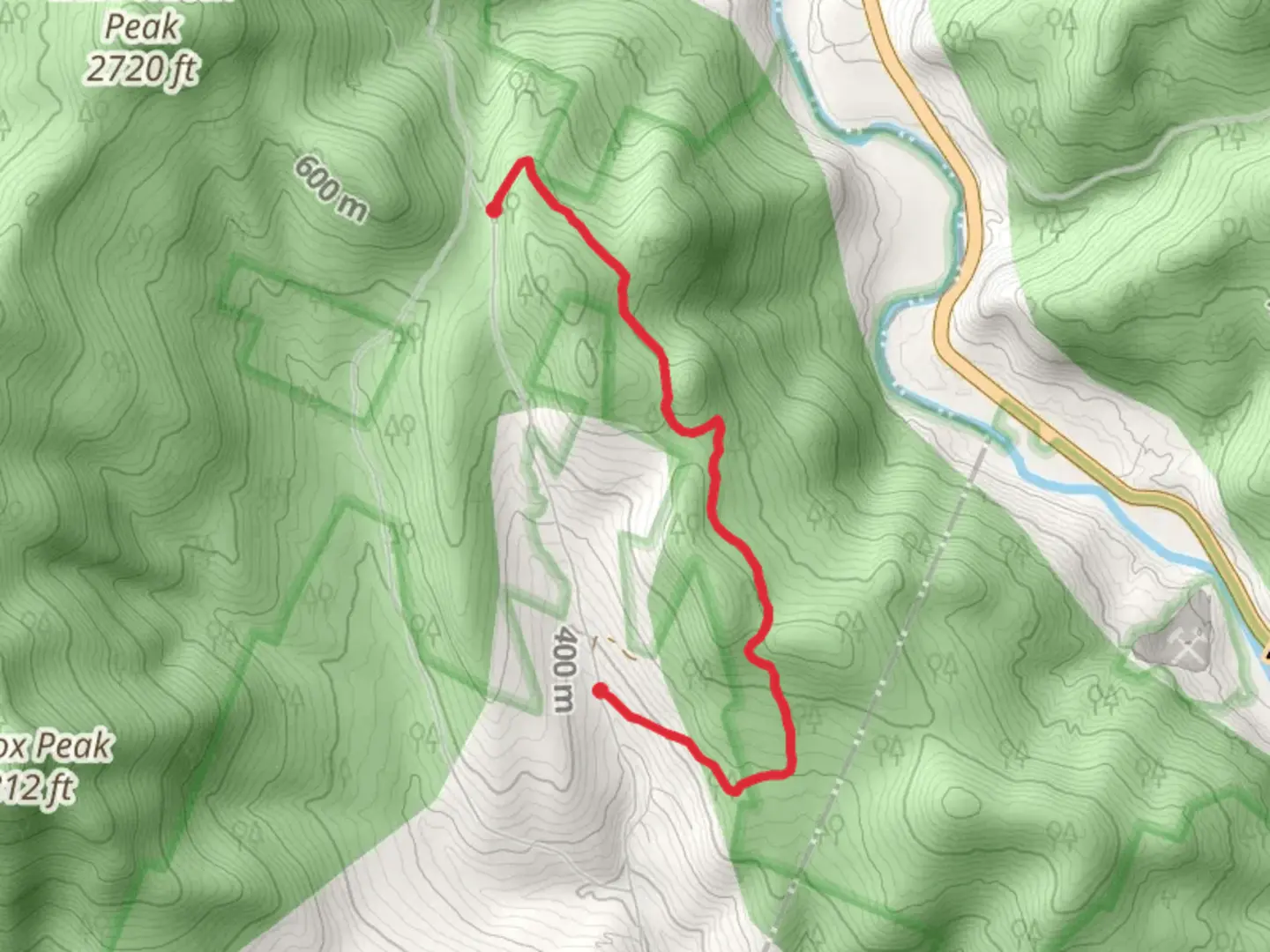 An image depicting the trail Contest Trail and its surrounding area.