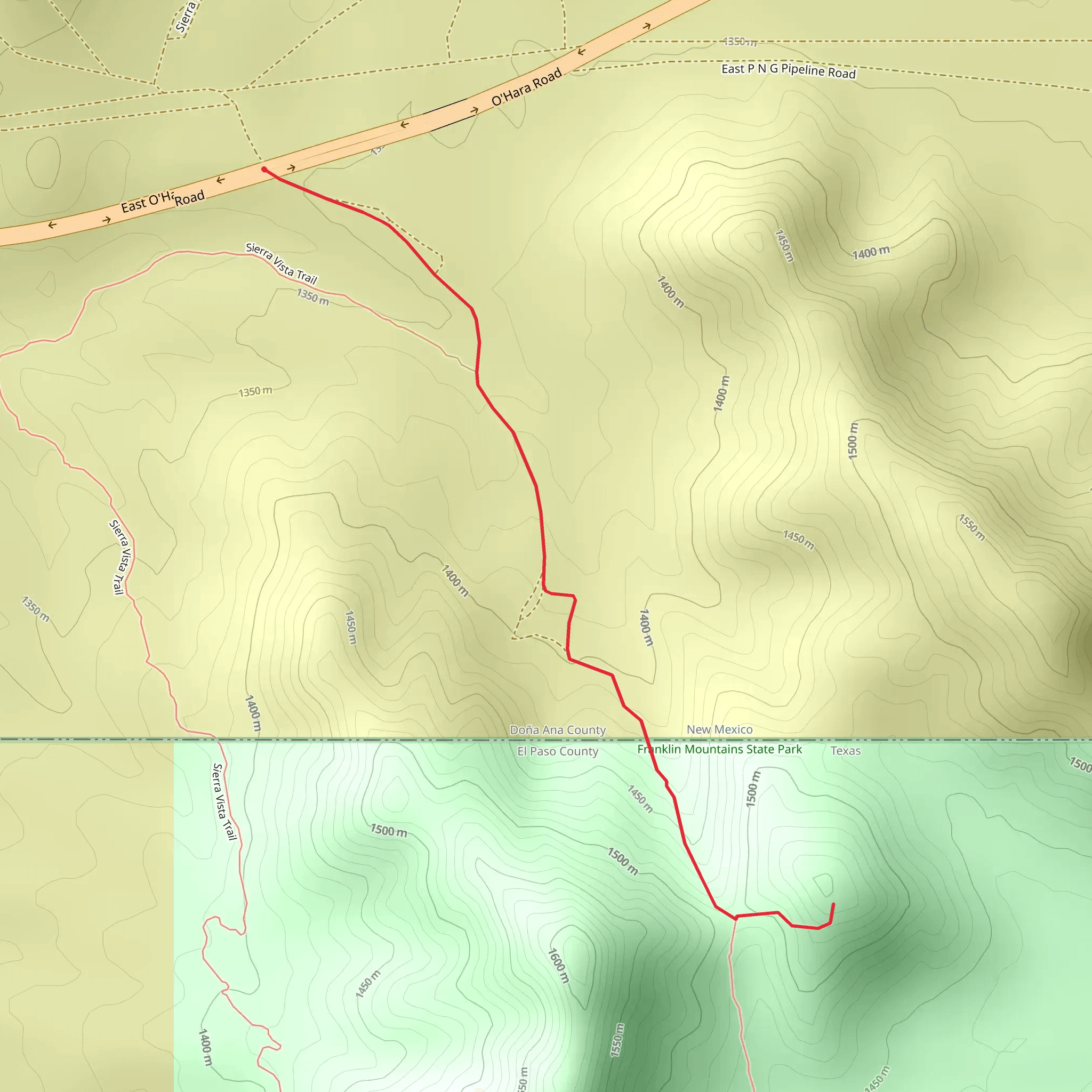 Anthony's Cave mobile static map
