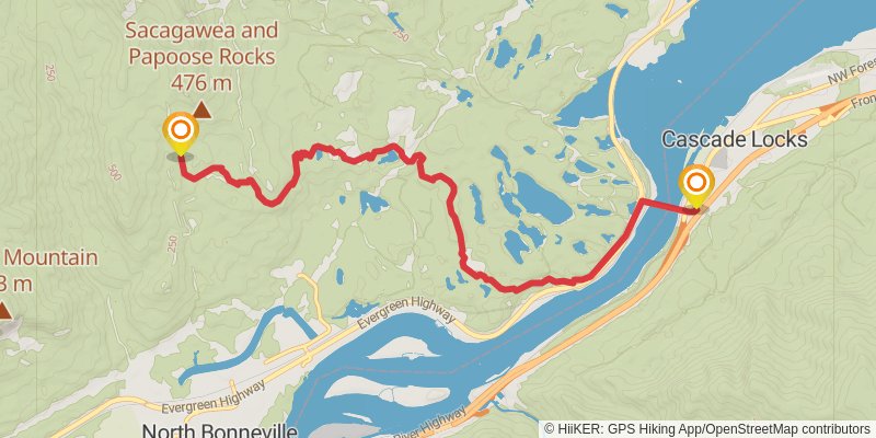Ultra Pedestrian North Loop stage 158 Map