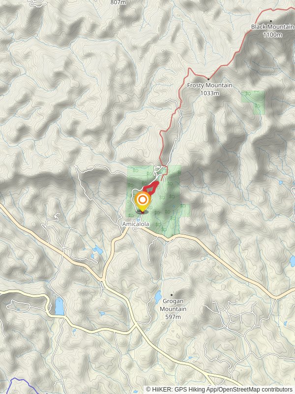 Creek Trail and West Ridge Falls Access Loop