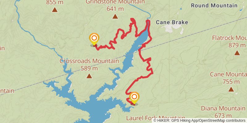 Palmetto Trail stage 5 Map