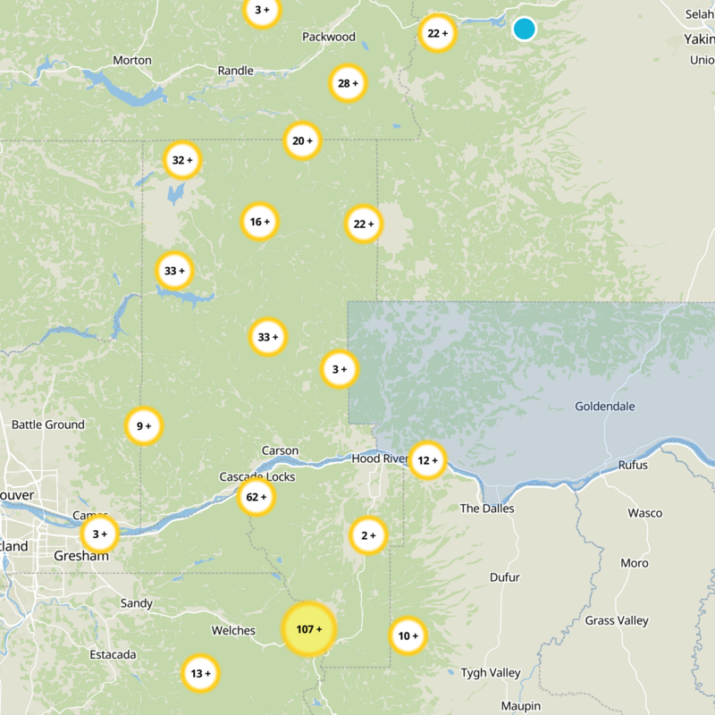 Klickitat County Static Map