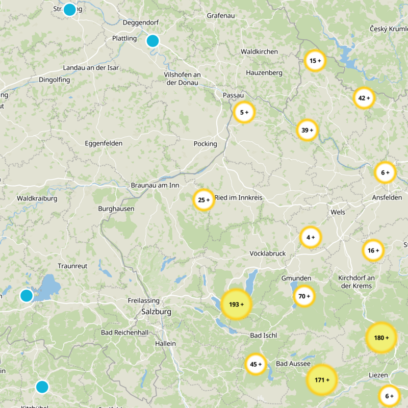 Bezirk Braunau am Inn Static Map