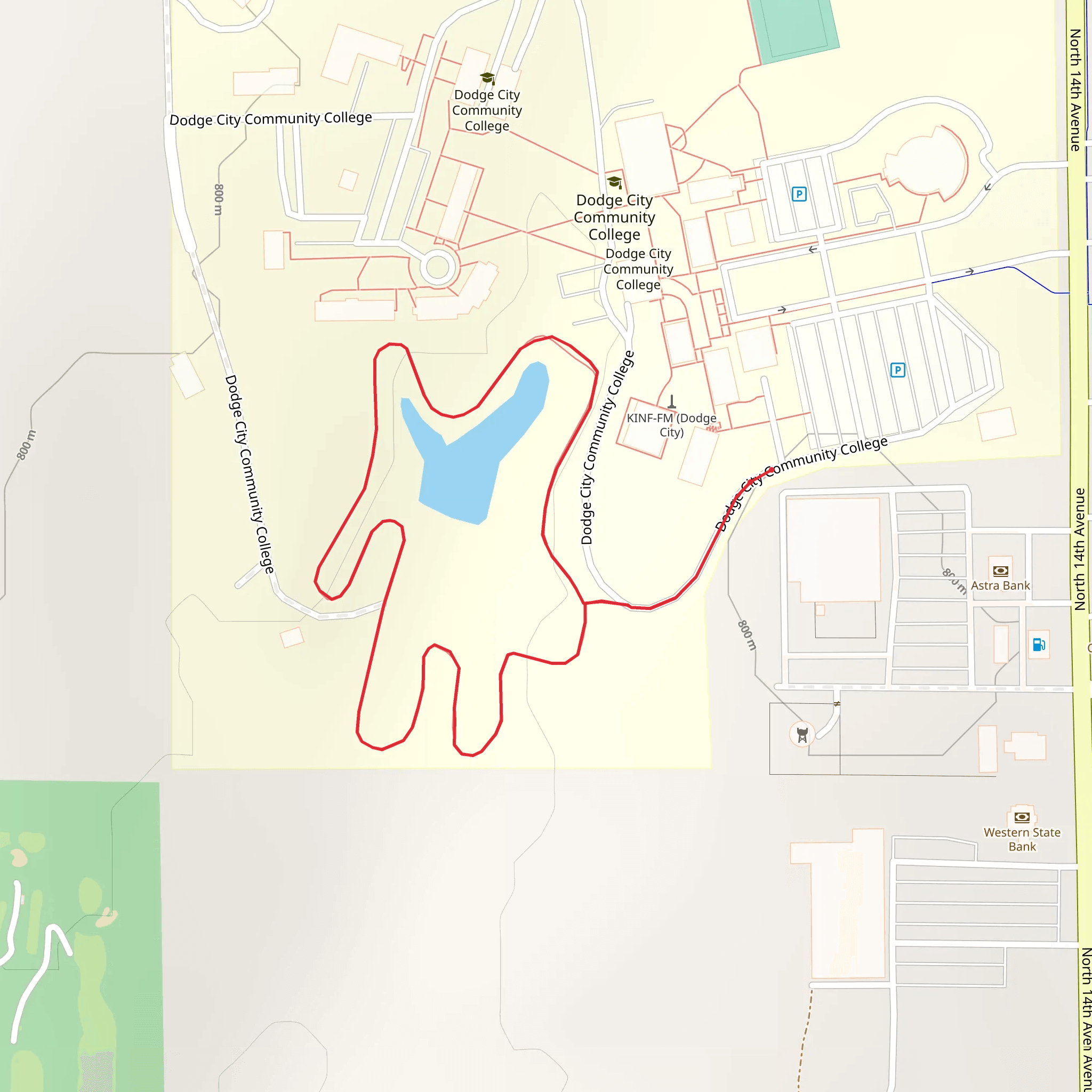 Lake Charles Loop mobile static map