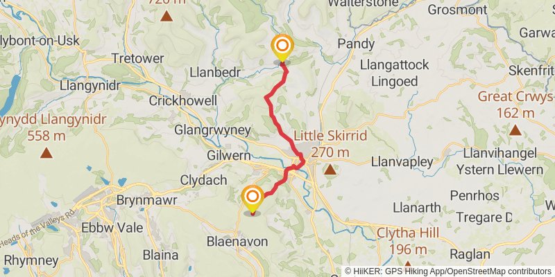Cambrian Way stage 4 Map