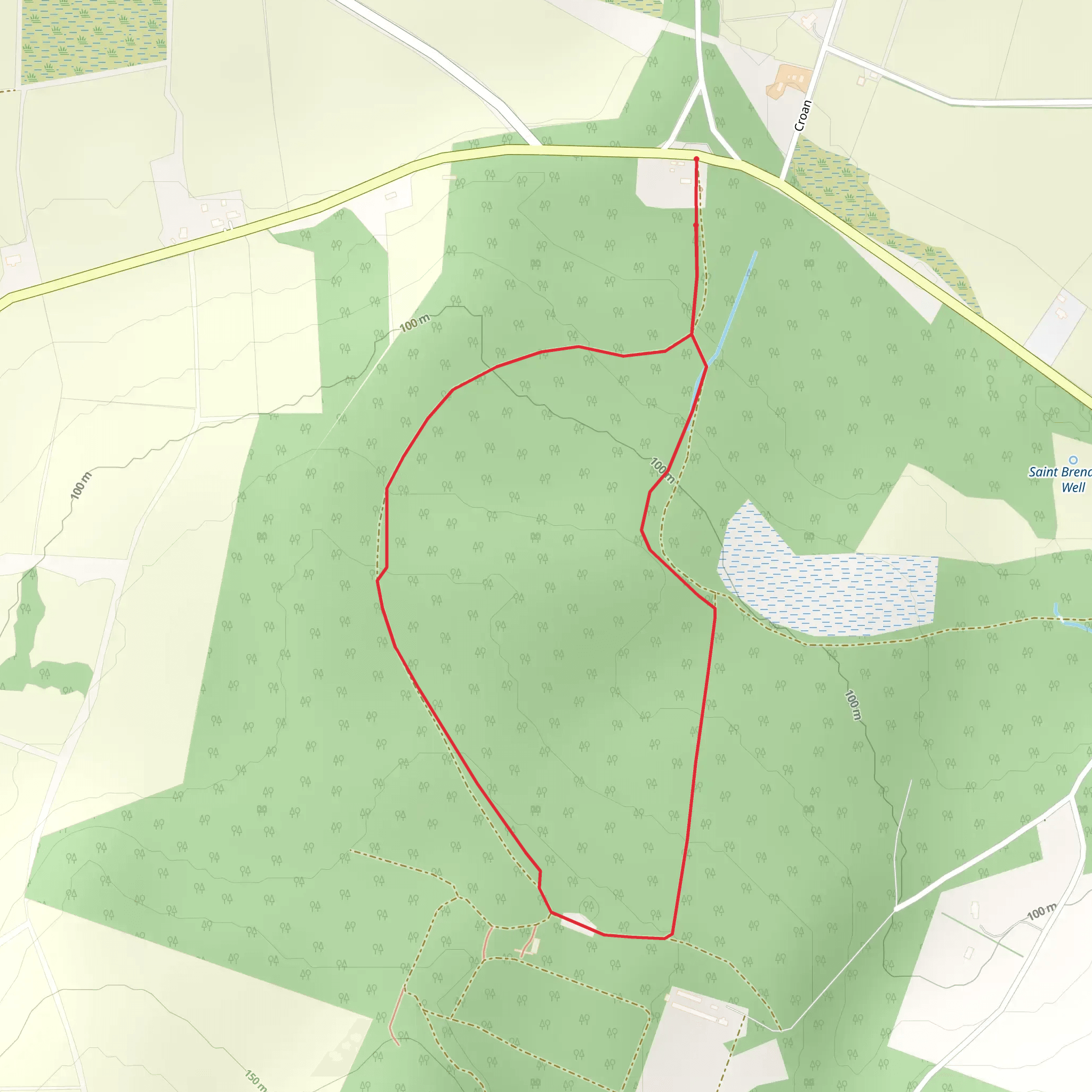 Castlemorris - Fern Loop mobile static map
