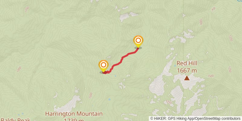 West Fork Clear Creek Trail stage 4 Map