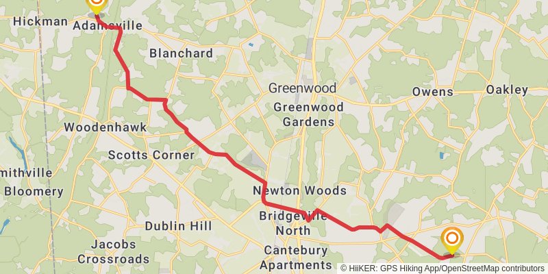 American Discovery Trail North Route stage 3 Map