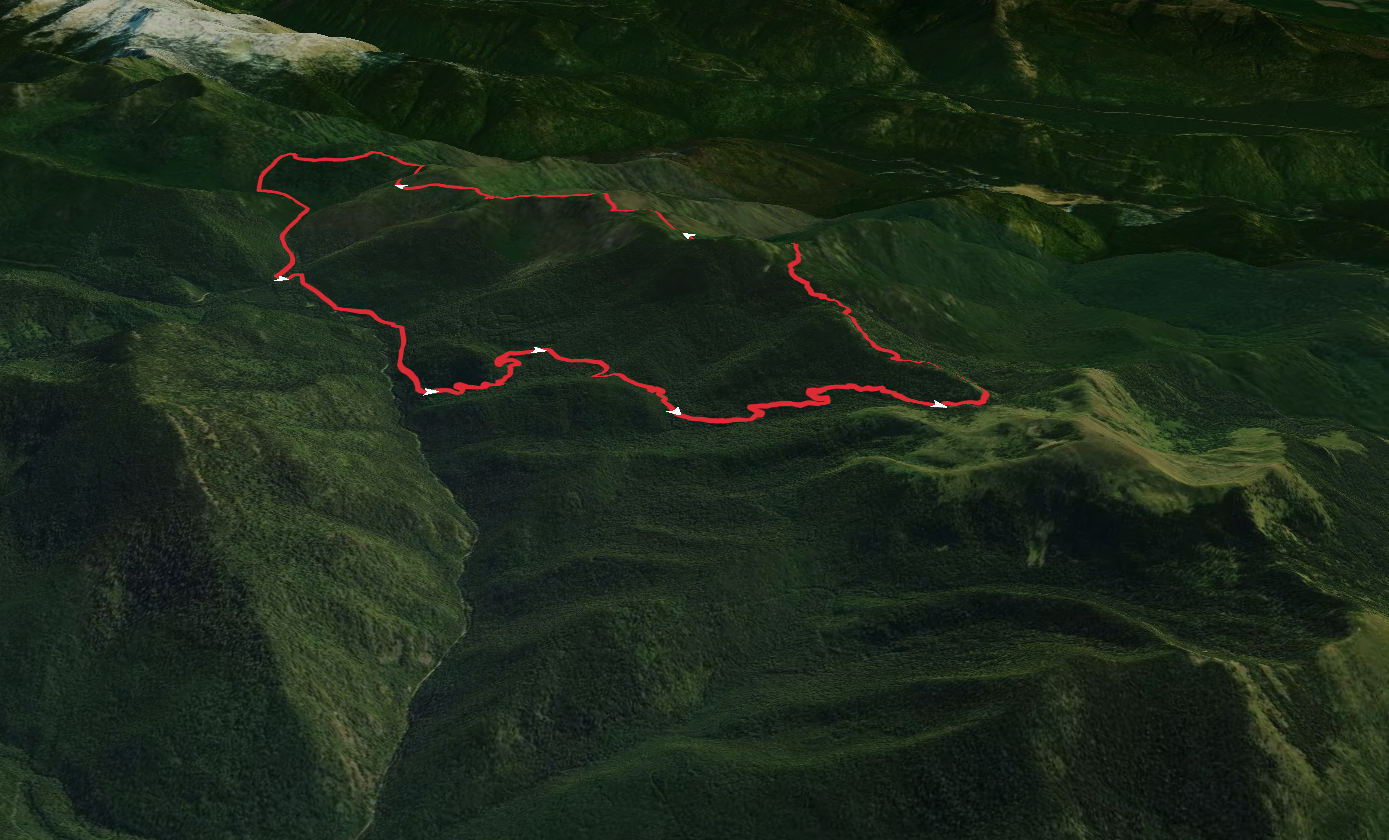 Thunder Creek Trail and Shedroof Divide Trail