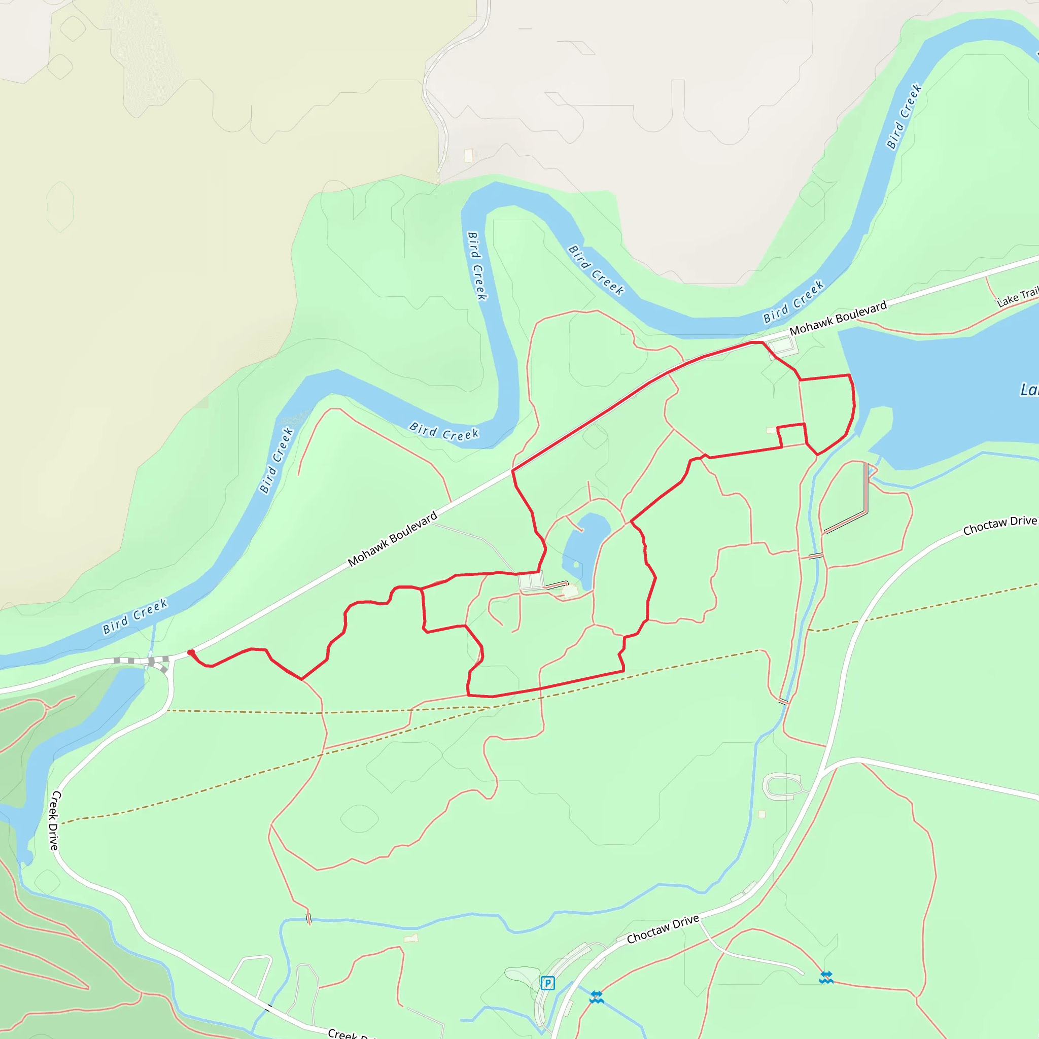 Mohawk Boulevard and Mohawk Park Loop mobile static map